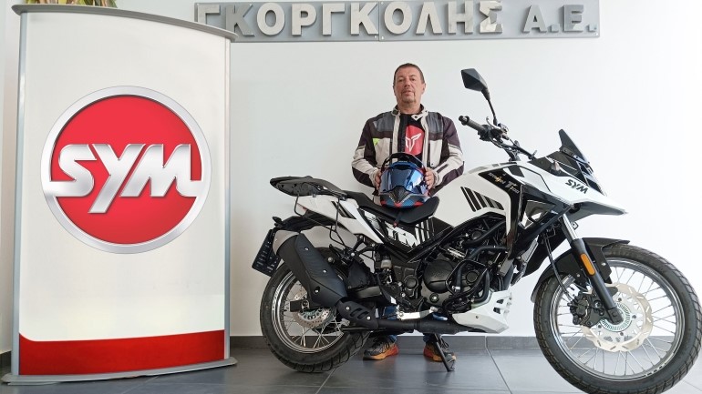 SYM SIBERIA – O Κων. Μητσάκης διασχίzει τη Σιβηρία με SYM NH-T 300